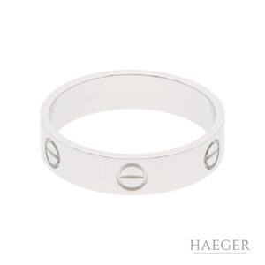 Cartier Love Ring Gr 66 750 Weissgold Full Set 2024