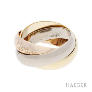 Cartier Trinity Ring Gr 56 750 Gold Tricolor inkl Zertifikat 2010