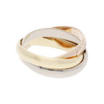 Cartier Trinity Ring klassisches Modell Gr 50 750 Gold Tricolor Vorschau