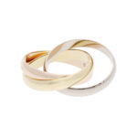 Cartier Trinity Ring klassisches Modell Gr 50 750 Gold Tricolor Vorschau