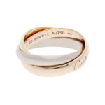 Cartier Trinity Ring klassisches Modell Gr 50 750 Gold Tricolor Vorschau