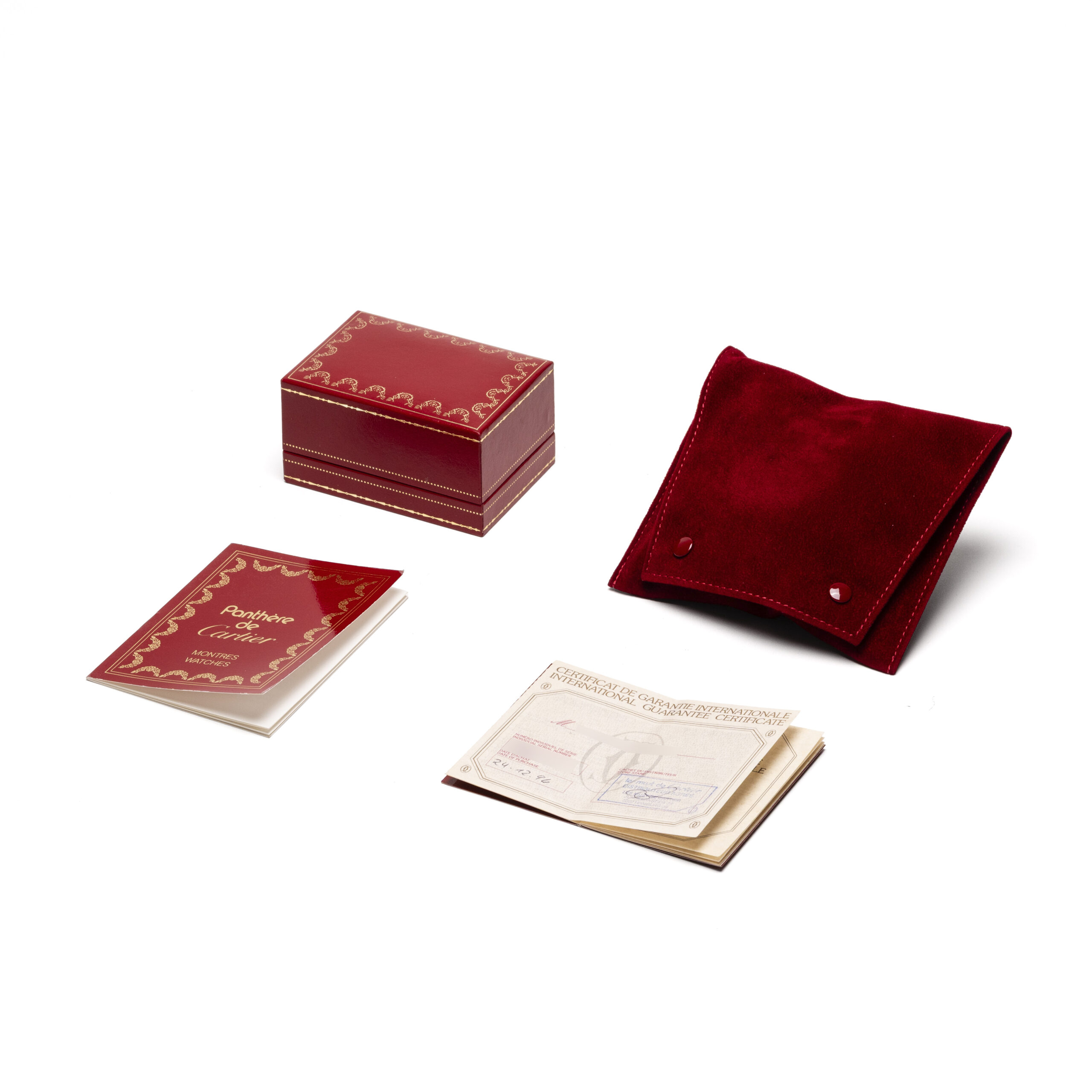 Cartier Panthere Vendome Ref 10579 Full Set 1996 Revision Juli 2026