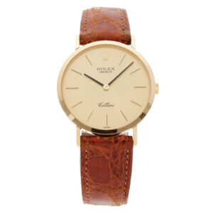Rolex Cellini | 32 mm | Gelbgold | Ref. 4112 | inkl. Box | Revision Juli 2026