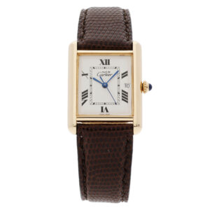 Cartier Tank | 25 mm | Silber vergoldet | Ref. 642628CC | Full Set
