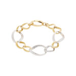 Armband Weissgold Gelbgold 18 Karat mit Diamanten Vorschau
