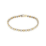 Armband Weissgold Gelbgold 18K mit Diamanten Vorschau