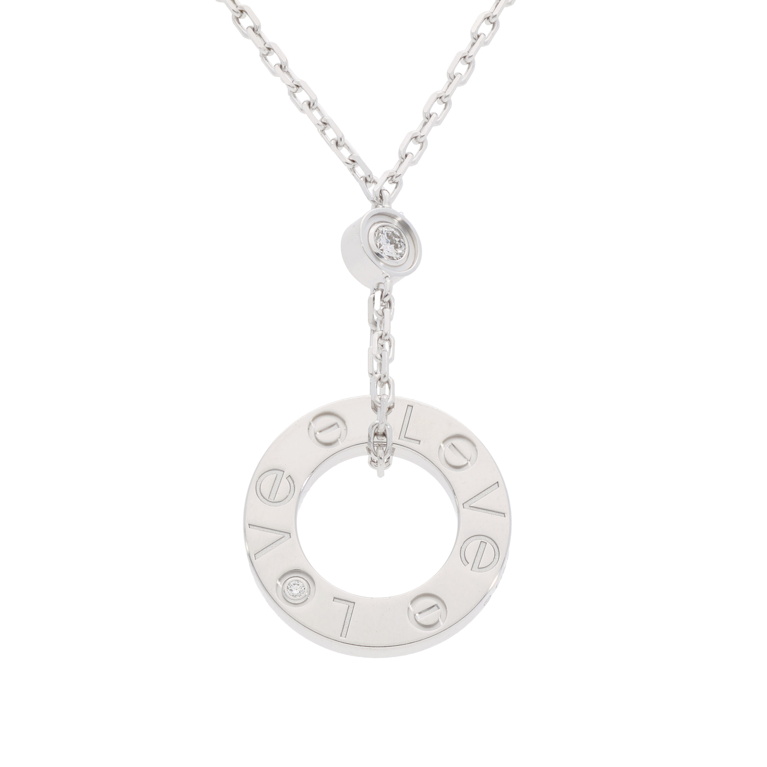 Cartier Love Kette Weißgold 18K