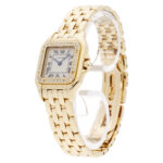 Cartier Panthere Uhr Gelbgold 18 Karat mit Diamanten Vorschau
