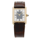 Cartier Tank Vermeil Leder Uhr Vorschau
