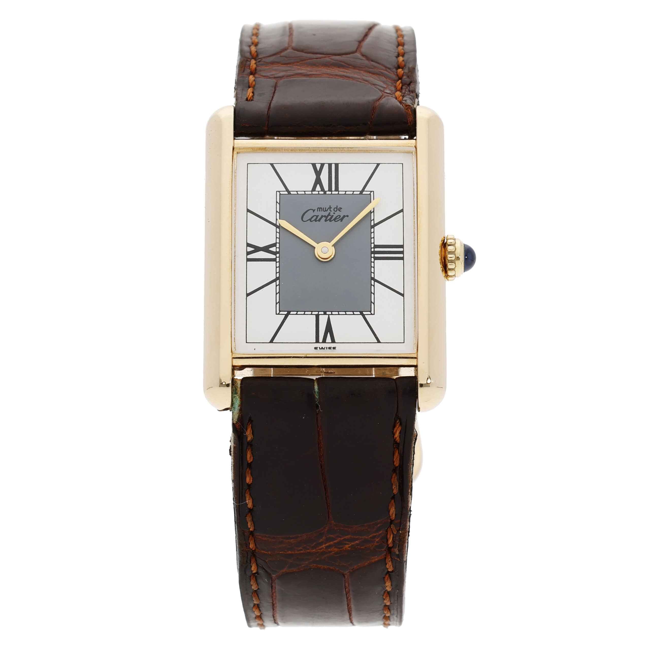 Cartier Tank Vermeil | 23 mm | Silber vergoldet| Ref. 590005	| Full Set 1993
