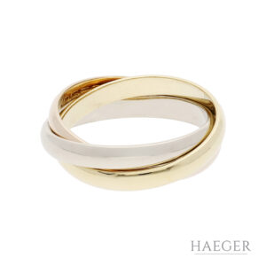Cartier Trinity Ring | kleines Modell | Gr. 48 | 750/- Gold tricolor