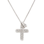 Kreuz Kette weissgold 18 Karat Vorschau