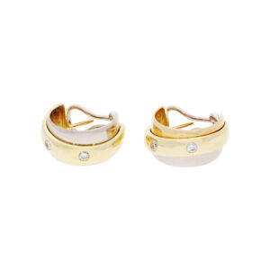 Ohrschmuck Gelbgold Weissgold Rosegold 18K mit Diamanten