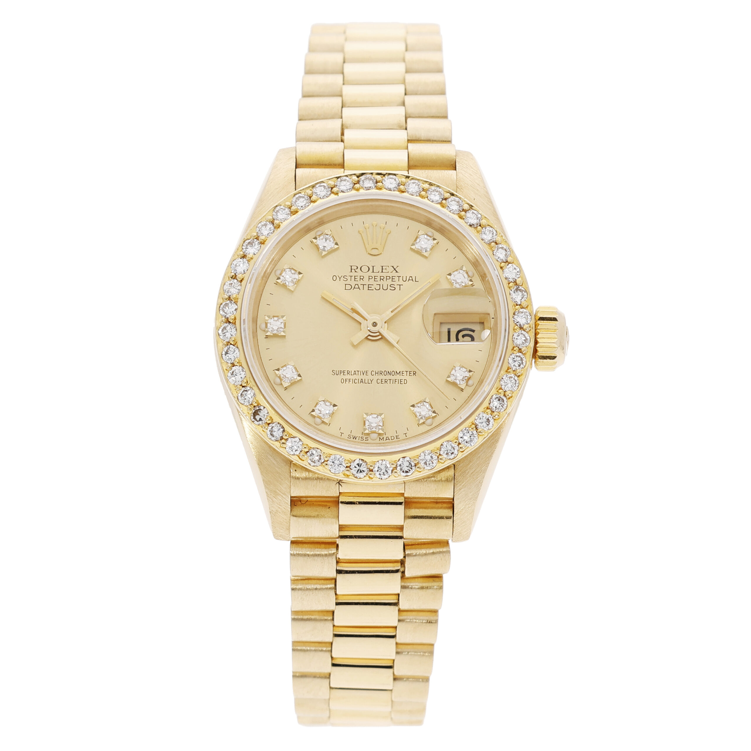 Rolex Lady Datejust Uhr Gelbgold 18K