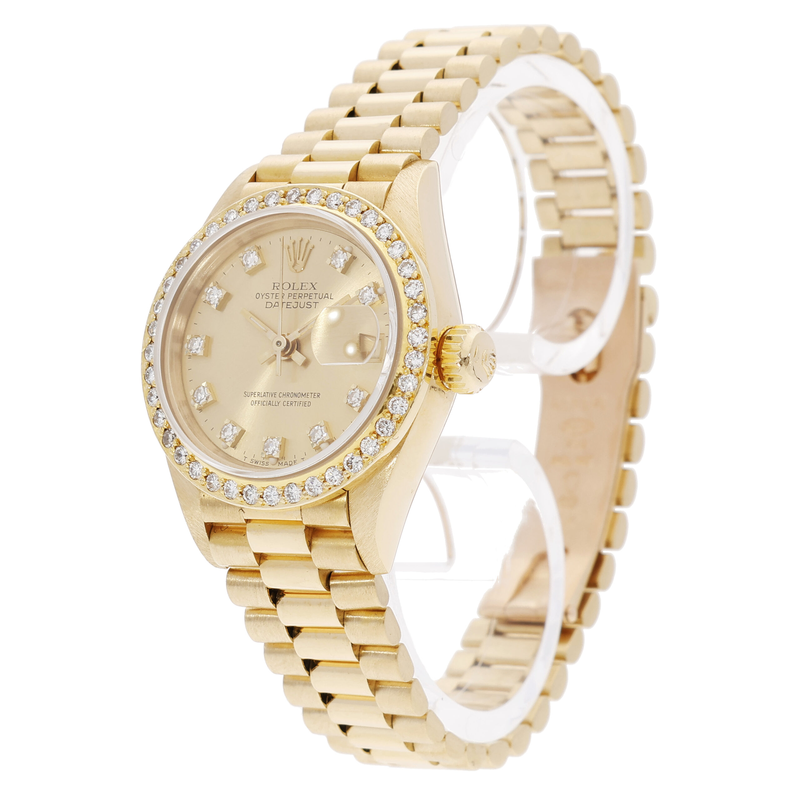 Rolex Lady Datejust Uhr Gelbgold 18K