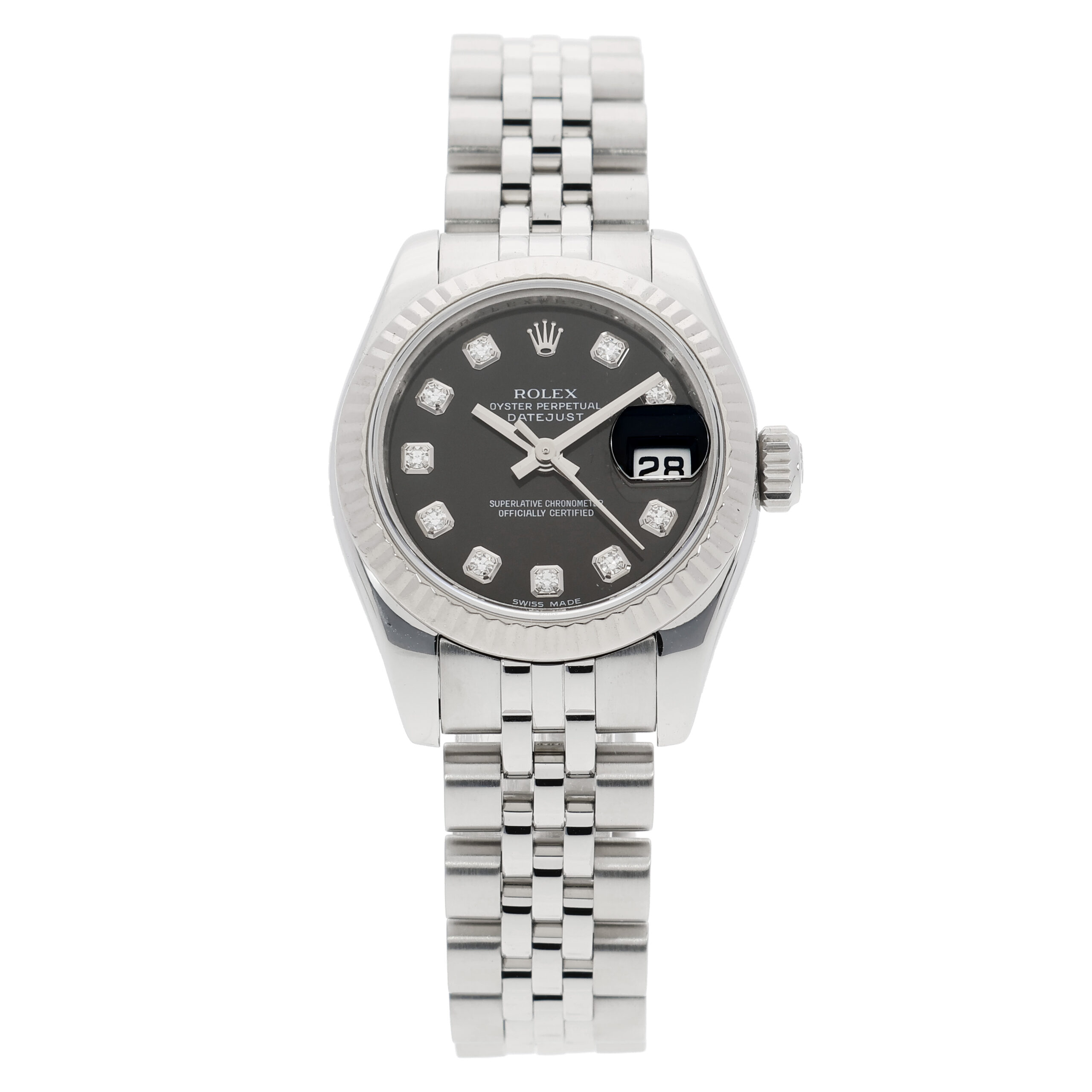 Rolex Datejust Diamant Stahl Uhr