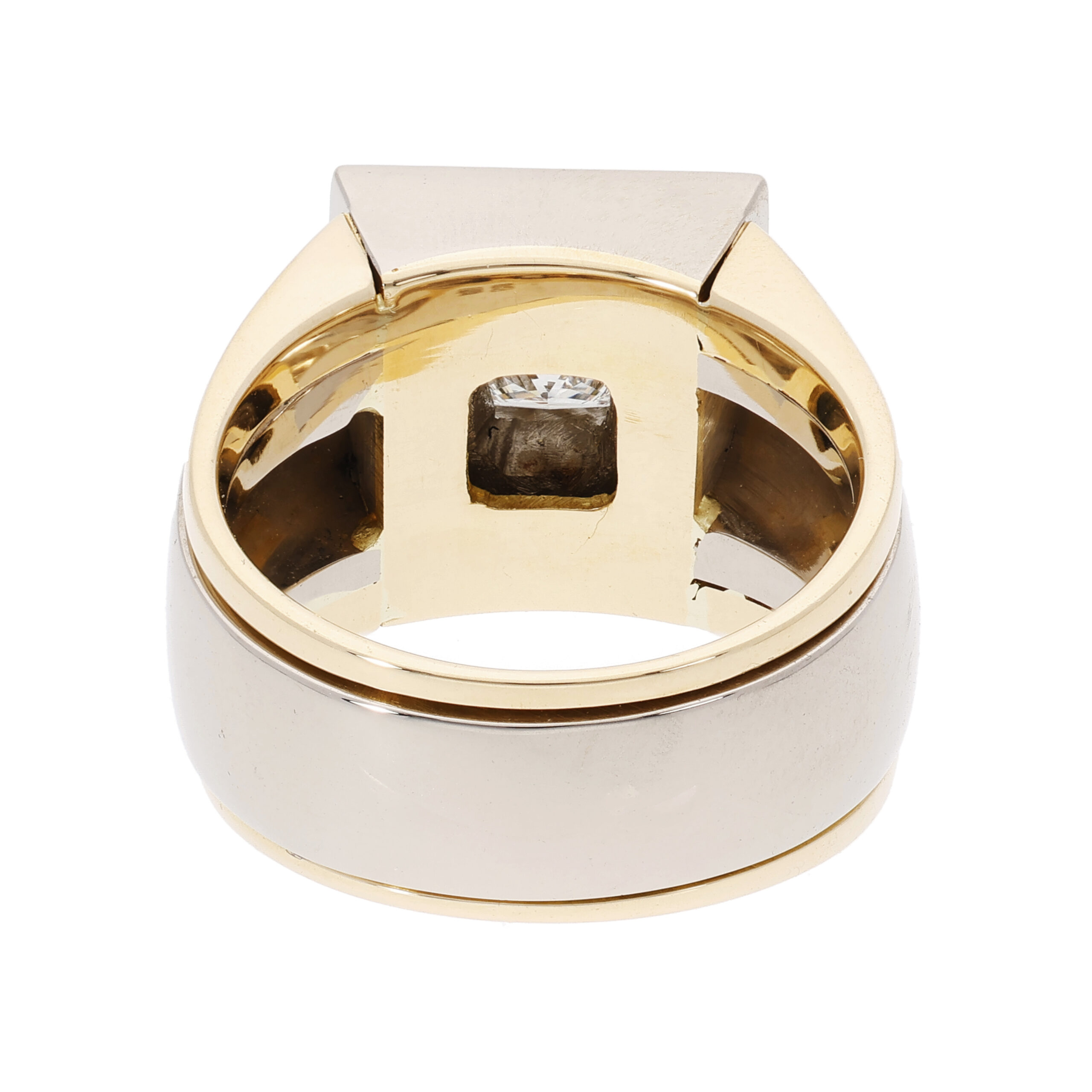 Topas Ring Weissgold gelbgold 18 Karat