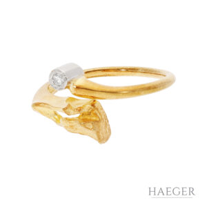Lapponia Q8 Ring mit Diamanten | Gr. 52 | 750/- Gelb/Weißgold