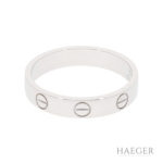Cartier Love Ring kleines Modell Gr 53 750 Weissgold inkl Etui Vorschau