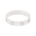 Cartier Love Ring kleines Modell Gr 53 750 Weissgold inkl Etui Vorschau