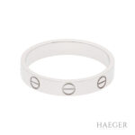 Cartier Love Ring Gr 57 Weißgold Full Set Vorschau