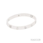 Cartier Love Armreif mit Diamanten 15 cm Weißgold Full Set Vorschau