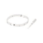 Cartier Love Armreif mit Diamanten 15 cm Weißgold Full Set Vorschau