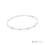 Cartier Love Armreif 19 cm Weißgold Full Set Vorschau