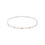 Cartier Love Armreif 19 cm Weißgold Full Set Vorschau