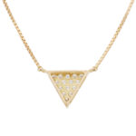 Kette mit Diamanten 40 5 cm 750 Gelbgold Vorschau