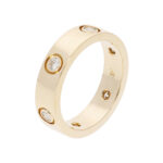 Cartier Love Ring mit Diamanten Gr 57 Gelbgold Vorschau