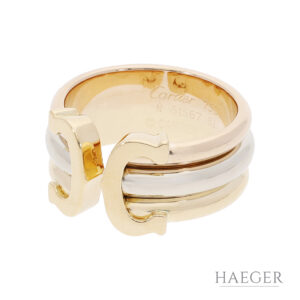 Cartier Double C Ring Gr 51 inkl Etui