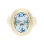 Ring mit Aquamarin Gr 56 Gelbgold Vorschau