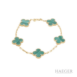 Van Cleef & Arpels Vintage Alhambra Armband | 17,5 cm | 750/- Gelbgold | Full Set