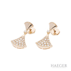 Bulgari Divas Dream Ohrringe mit Diamanten 750 Rosegold