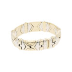 Bulgari Armreif mit Diamanten 16 cm 750 Gelb Weißgold Vorschau