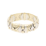Bulgari Armreif mit Diamanten 16 cm 750 Gelb Weißgold Vorschau