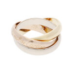 Cartier Trinity Ring Gr 46 750 Gold Tricolor Vorschau
