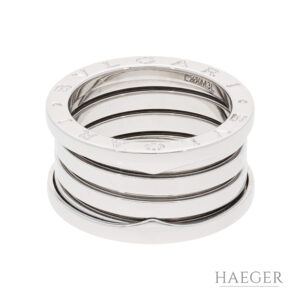 Bulgari Bzero1 3 fach Ring Gr 54 750 Weissgold inkl Etui