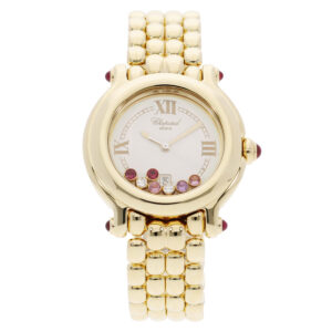 Chopard Happy Sport Gelbgold Ref 27614421 inkl Papieren