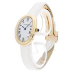 Cartier Baignoire Uhr Gold Lederarmband Vorschau