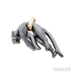 Cartier Panthere Anhänger Gelbgold Silver Vorschau
