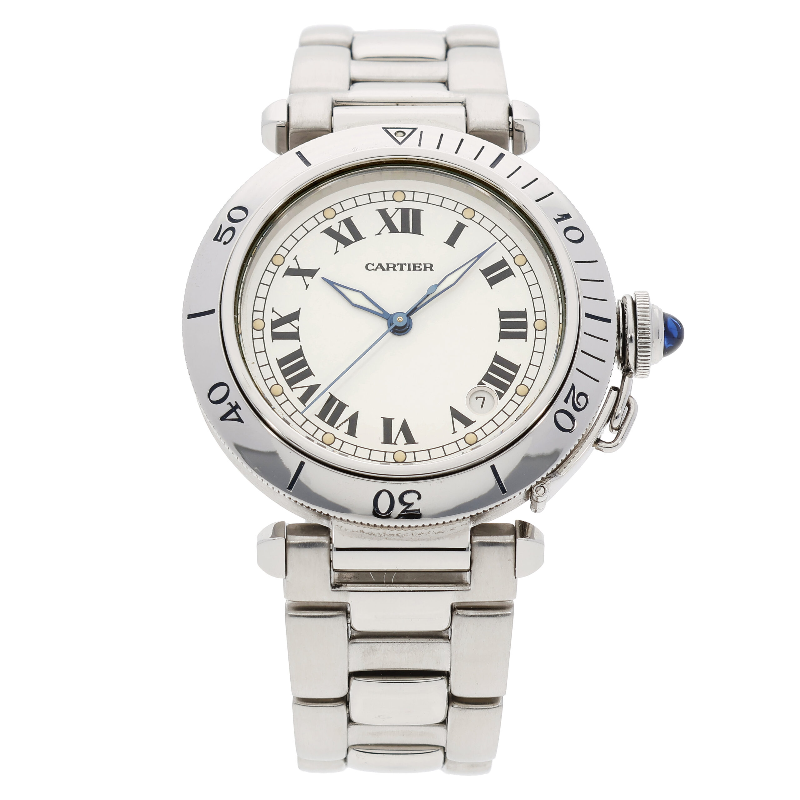 Cartier Pasha Uhr Stahl