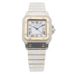 Cartier Santos Damen Uhr Stahl Gold Vorschau