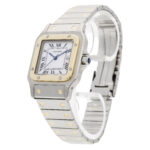 Cartier Santos Damen Uhr Stahl Gold Vorschau