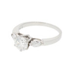 Verlobungsring Weissgold 18K mit Diamanten Vorschau