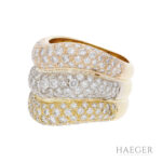 Ring mit diamanten Tricolor 18 Karat Vorschau