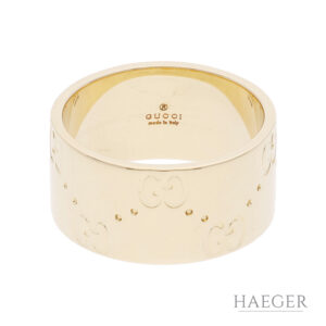 Gucci Icon Ring | Gr. 50 | 750/- Gelbgold