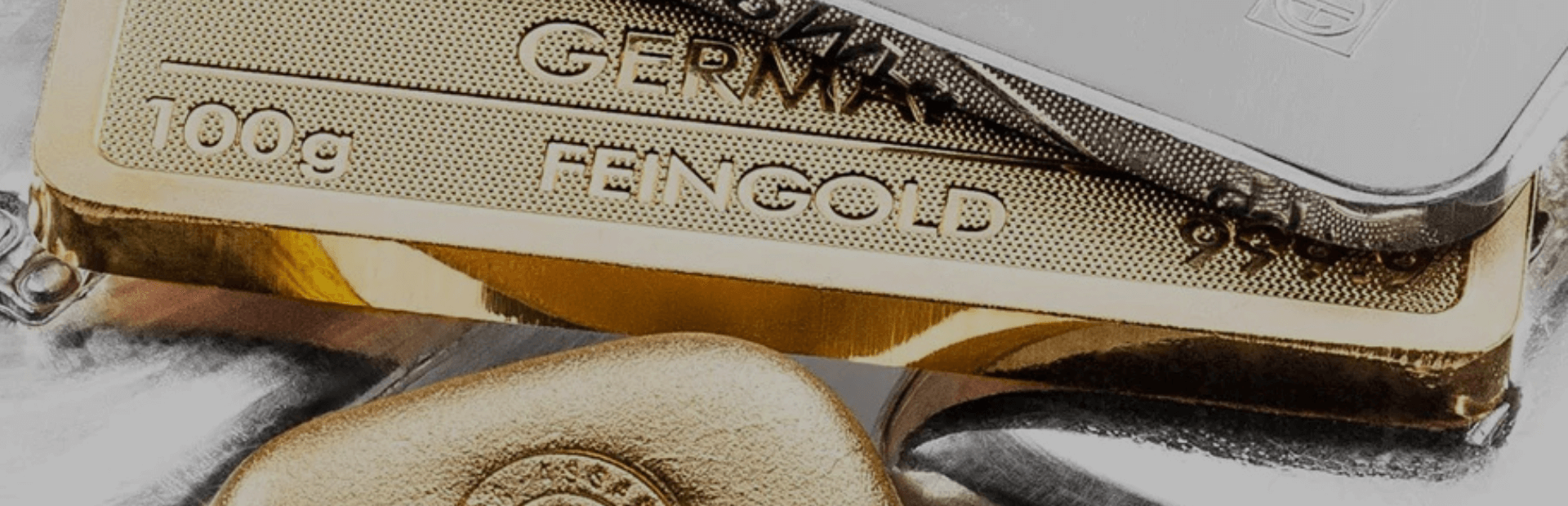 Edelmetalle Barren Silber und Gold
